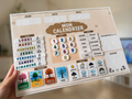 Calendrier neutre - format A3