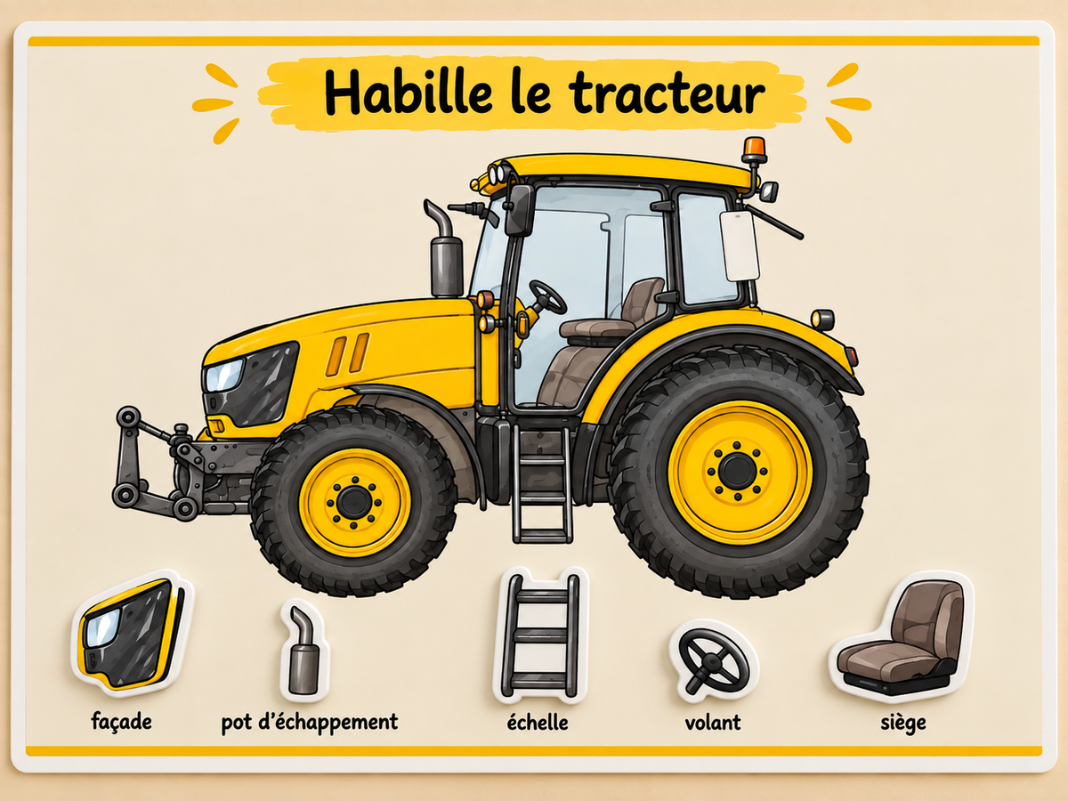 Habille le tracteur 🚜