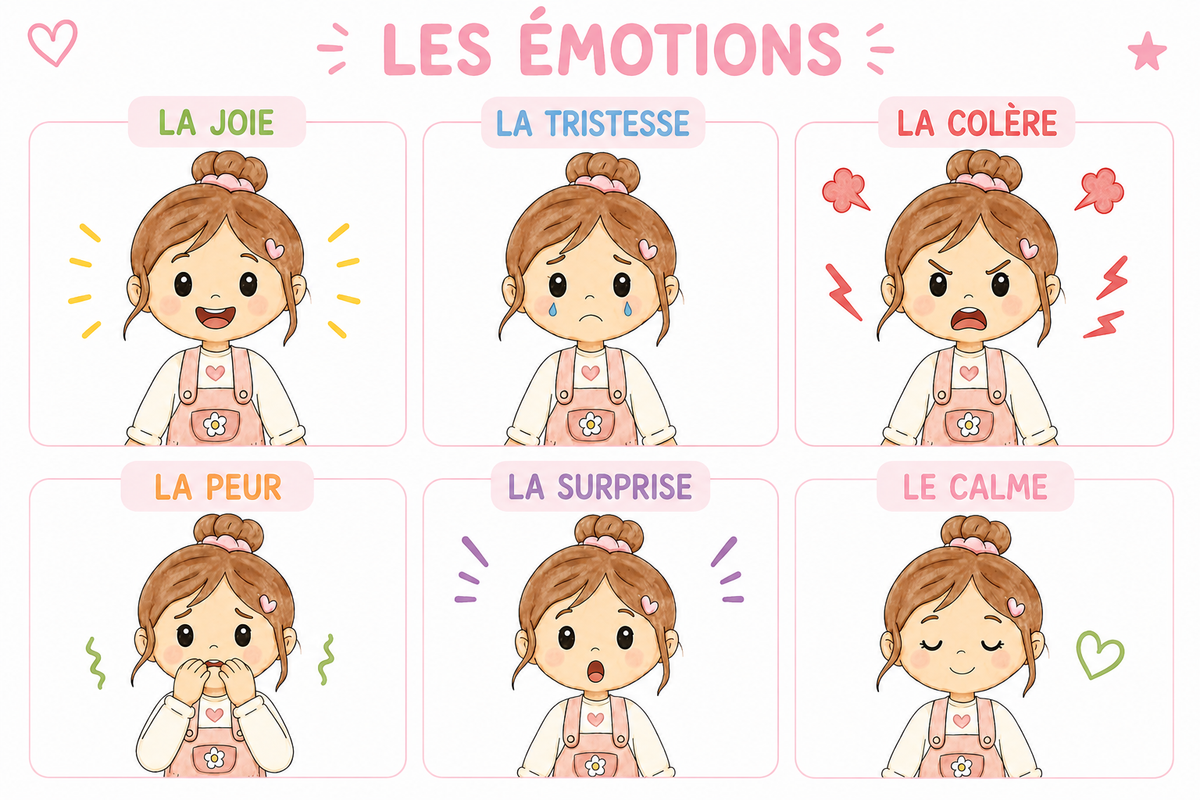 Les émotions - Scratch ( Fille )