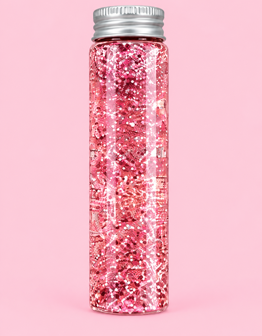 Bouteille sensorielle - paillettes rose ✨🌸