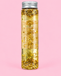 Bouteille sensorielle - paillettes doré ✨
