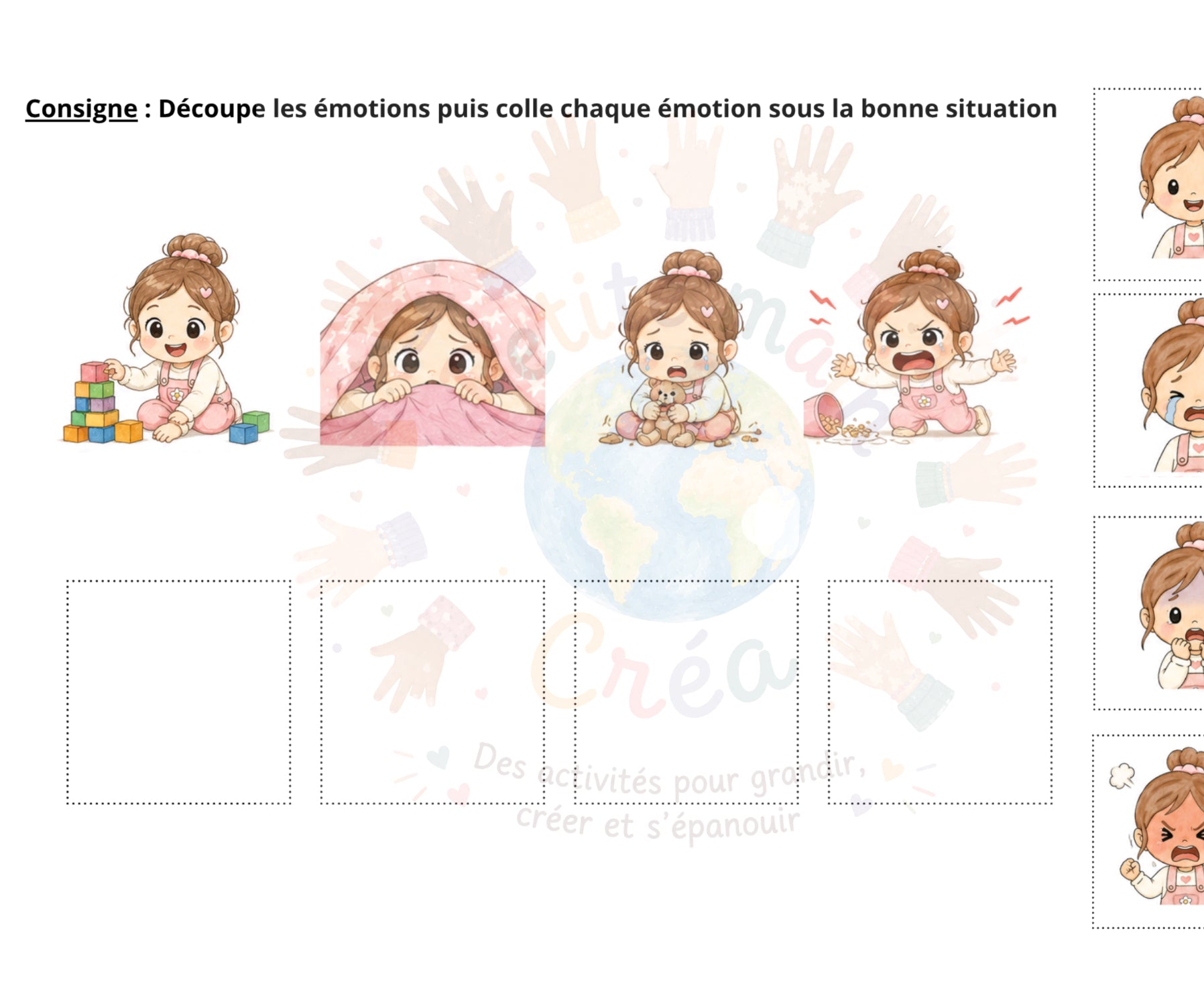 Exercice PDF sur les émotions