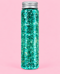 Bouteille sensorielle - paillettes verte ✨💚